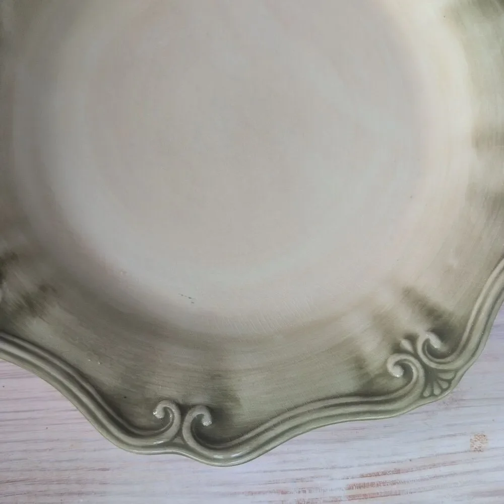 Lenox Dinner Plate Green Colore Verde VERDE 9” Italy